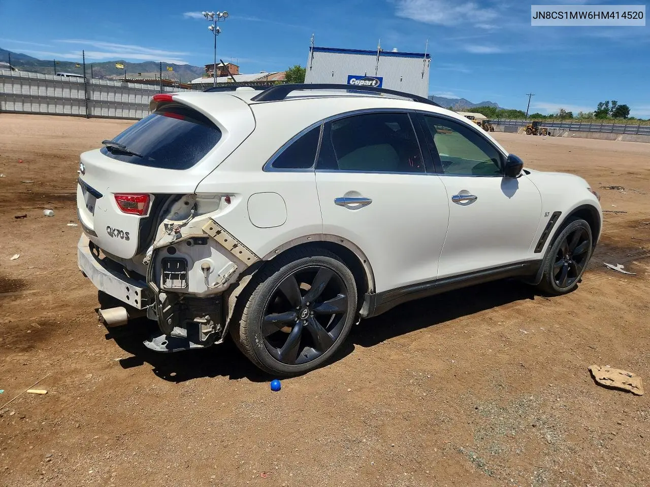 2017 Infiniti Qx70 Base VIN: JN8CS1MW6HM414520 Lot: 57515636