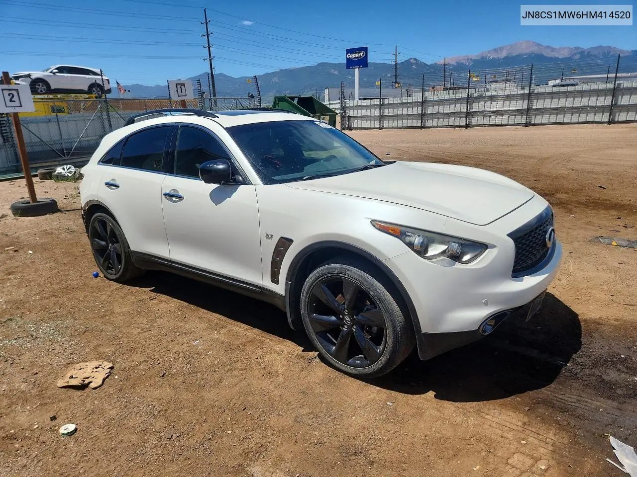2017 Infiniti Qx70 Base VIN: JN8CS1MW6HM414520 Lot: 57515636