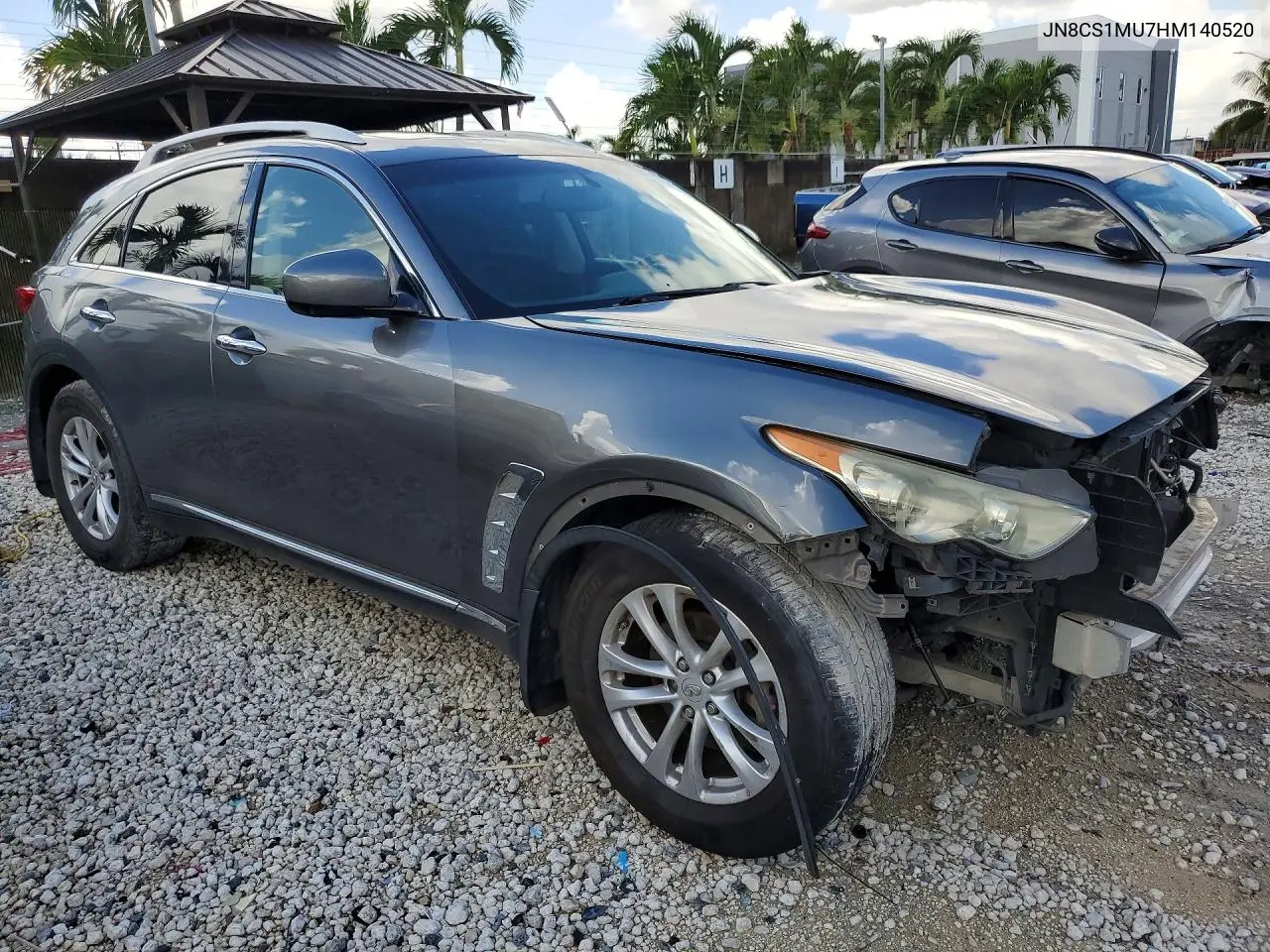 2017 Infiniti Qx70 Base VIN: JN8CS1MU7HM140520 Lot: 60009766