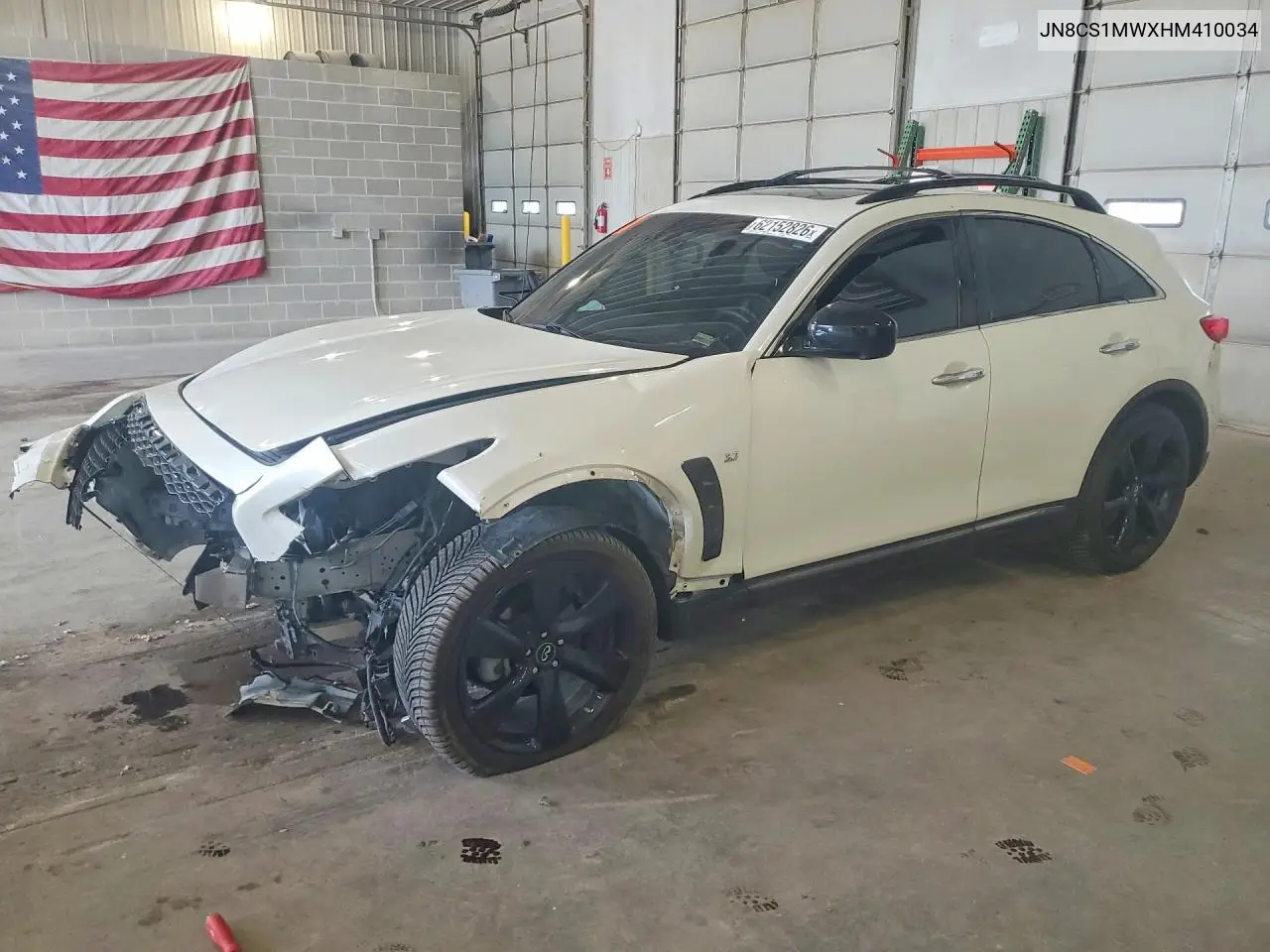 2017 Infiniti Qx70 Base VIN: JN8CS1MWXHM410034 Lot: 62152826