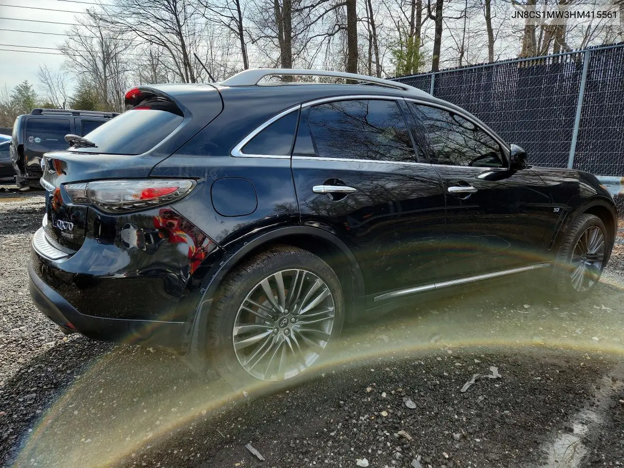 2017 Infiniti Qx70 VIN: JN8CS1MW3HM415561 Lot: 76371985