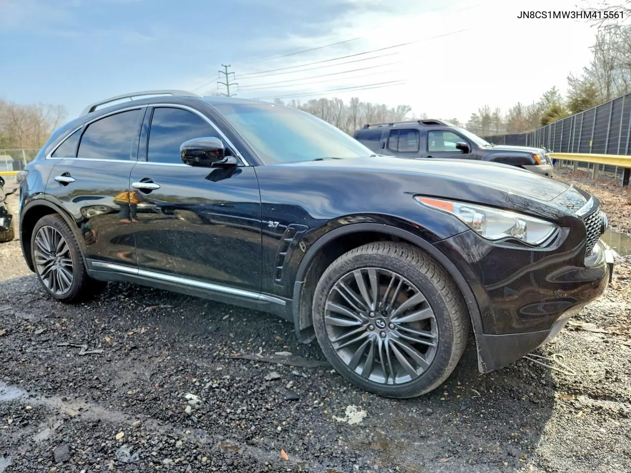 2017 Infiniti Qx70 VIN: JN8CS1MW3HM415561 Lot: 76371985
