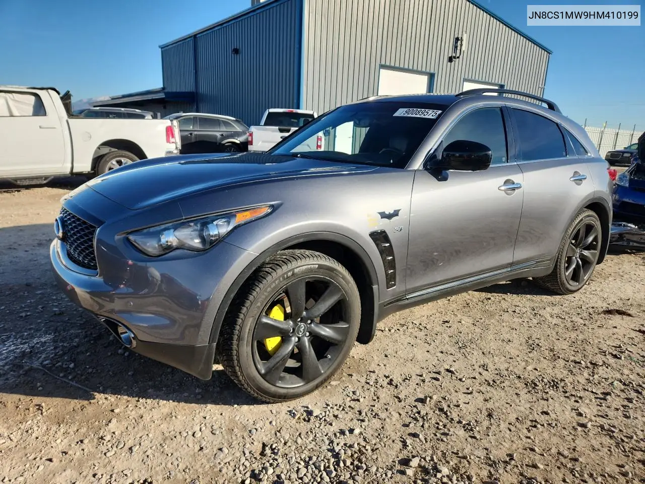 2017 Infiniti Qx70 Base VIN: JN8CS1MW9HM410199 Lot: 90089575