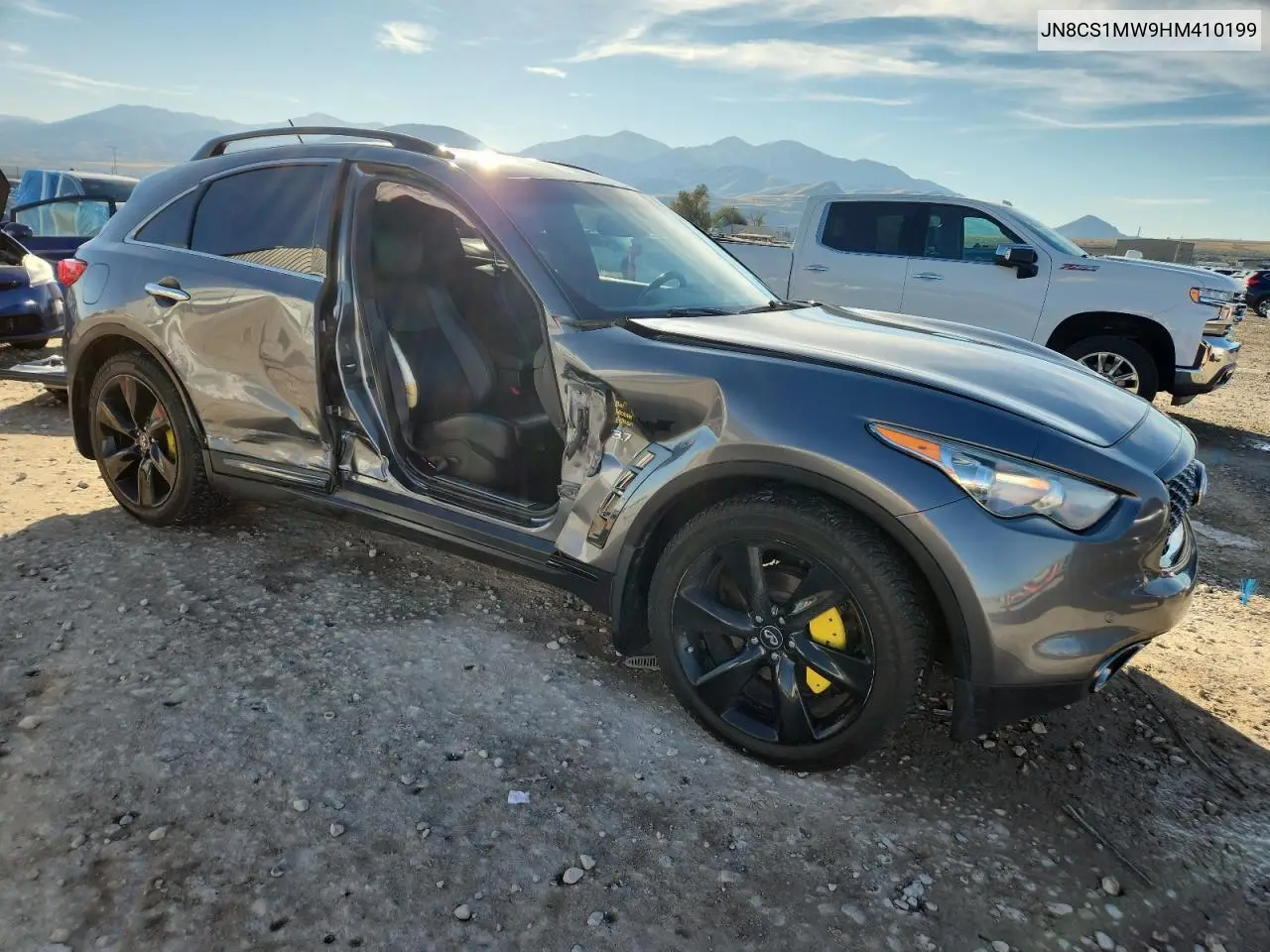2017 Infiniti Qx70 Base VIN: JN8CS1MW9HM410199 Lot: 90089575