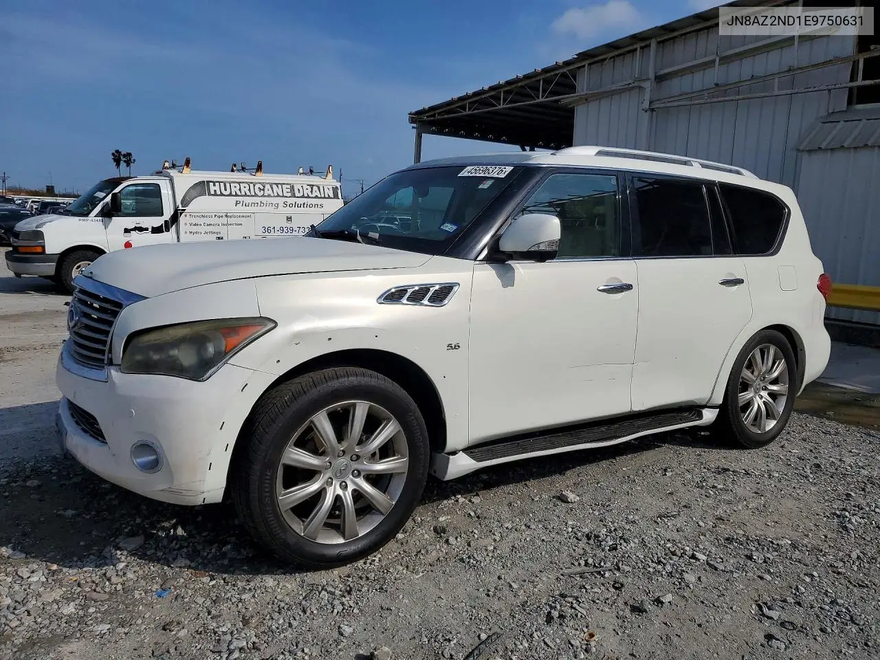 2014 Infiniti Qx80 Base VIN: JN8AZ2ND1E9750631 Lot: 45696376