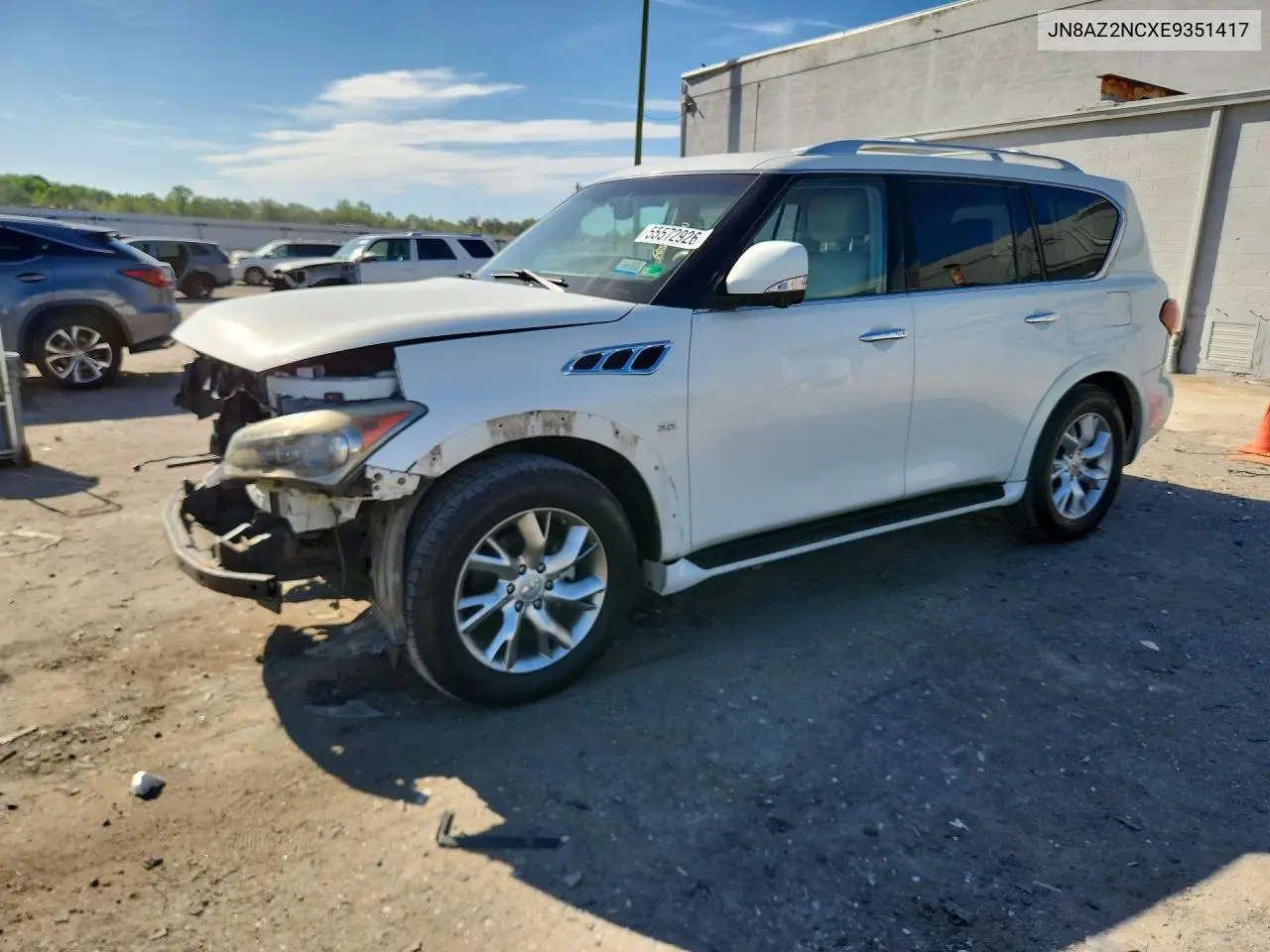 2014 Infiniti Qx80 Base VIN: JN8AZ2NCXE9351417 Lot: 55572926