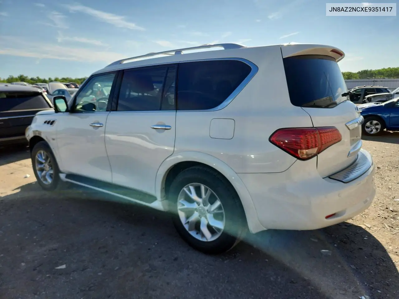 2014 Infiniti Qx80 Base VIN: JN8AZ2NCXE9351417 Lot: 55572926