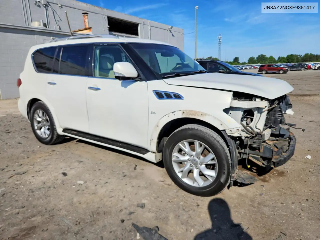 2014 Infiniti Qx80 Base VIN: JN8AZ2NCXE9351417 Lot: 55572926