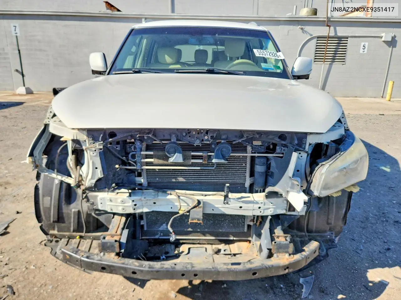 2014 Infiniti Qx80 Base VIN: JN8AZ2NCXE9351417 Lot: 55572926