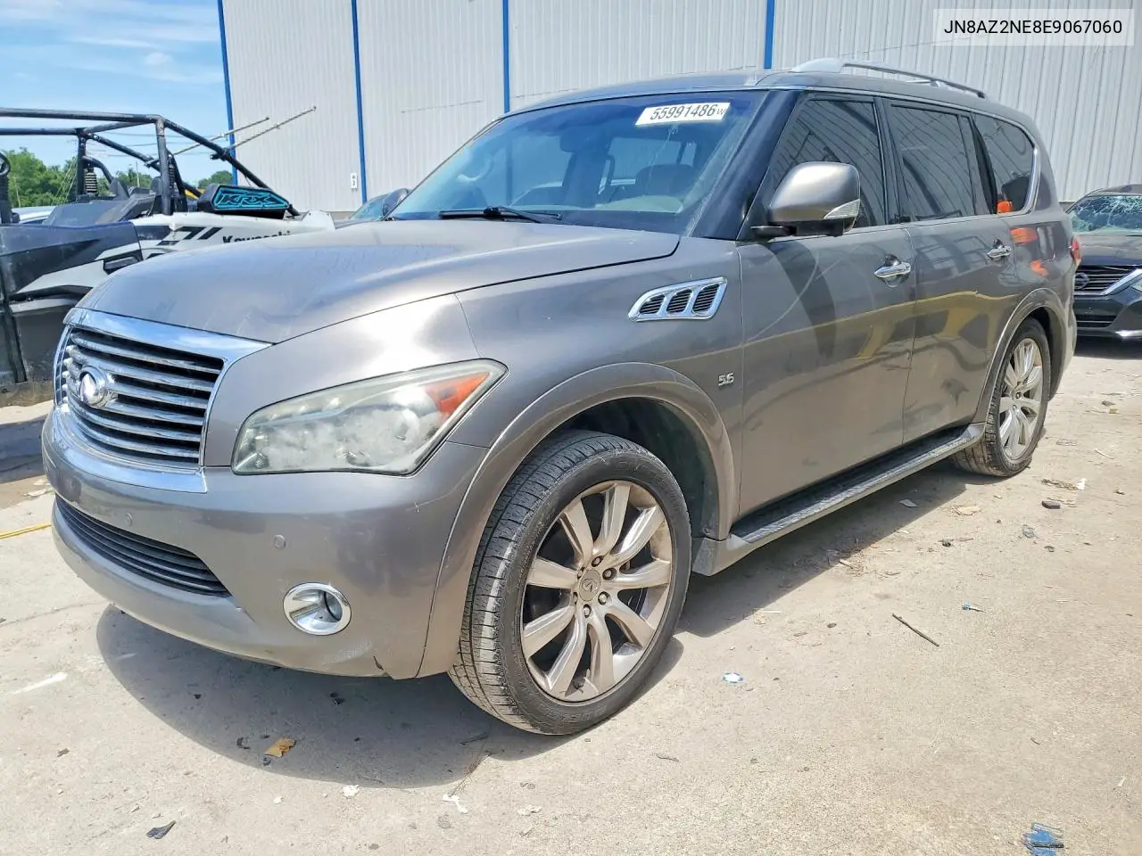 2014 Infiniti Qx80 Base VIN: JN8AZ2NE8E9067060 Lot: 55991486
