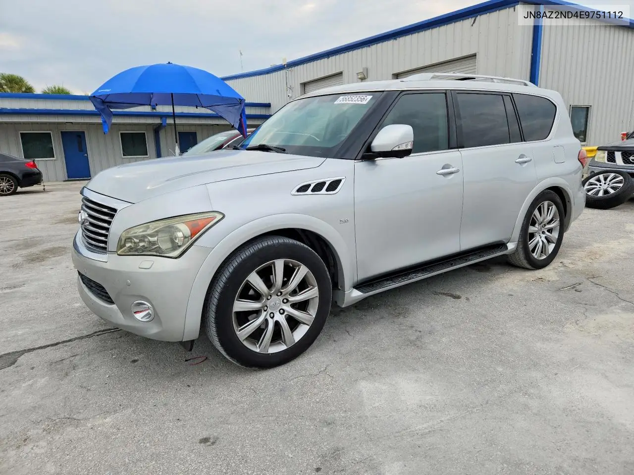 2014 Infiniti Qx80 Base VIN: JN8AZ2ND4E9751112 Lot: 56852356
