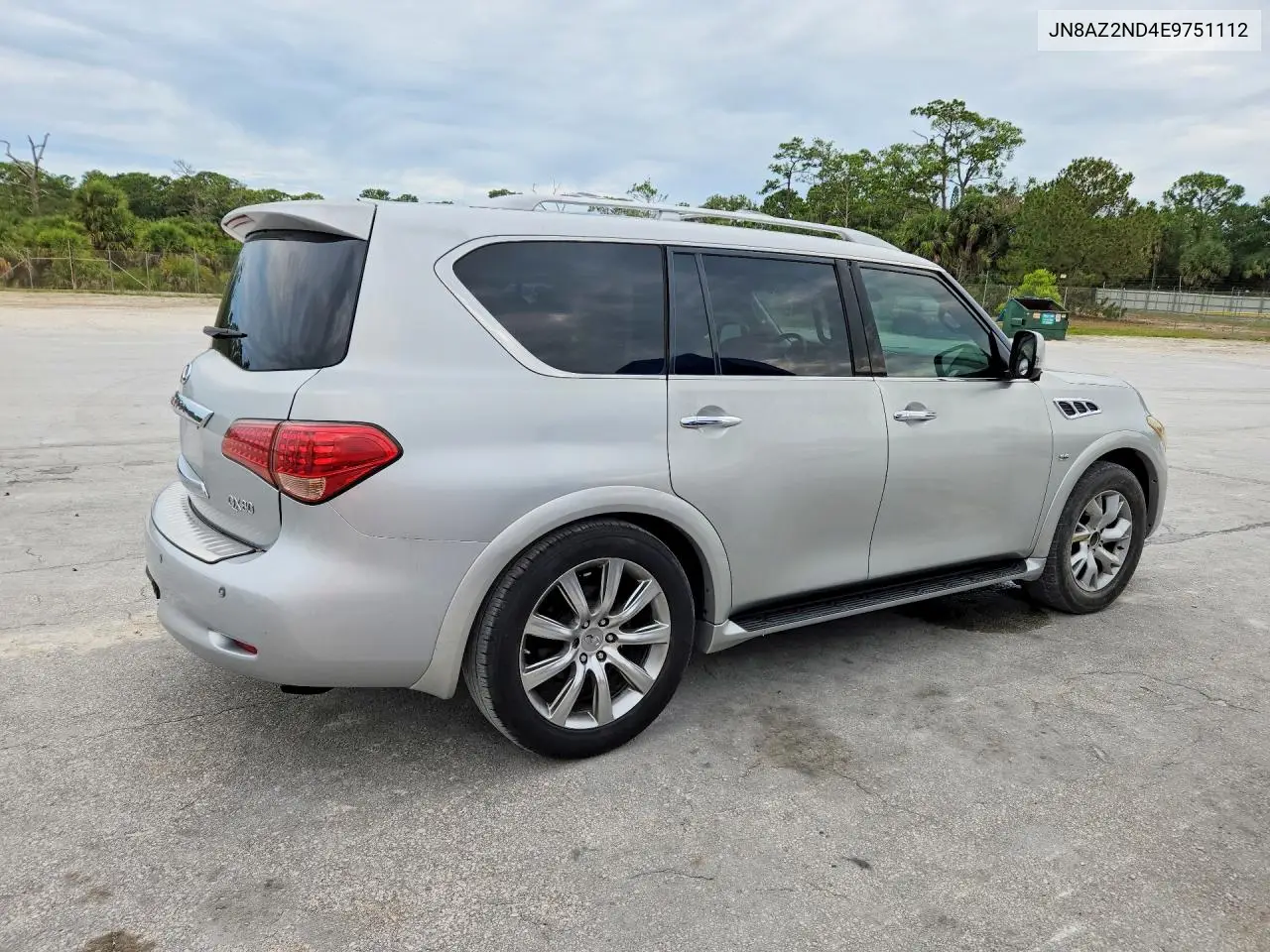 2014 Infiniti Qx80 Base VIN: JN8AZ2ND4E9751112 Lot: 56852356