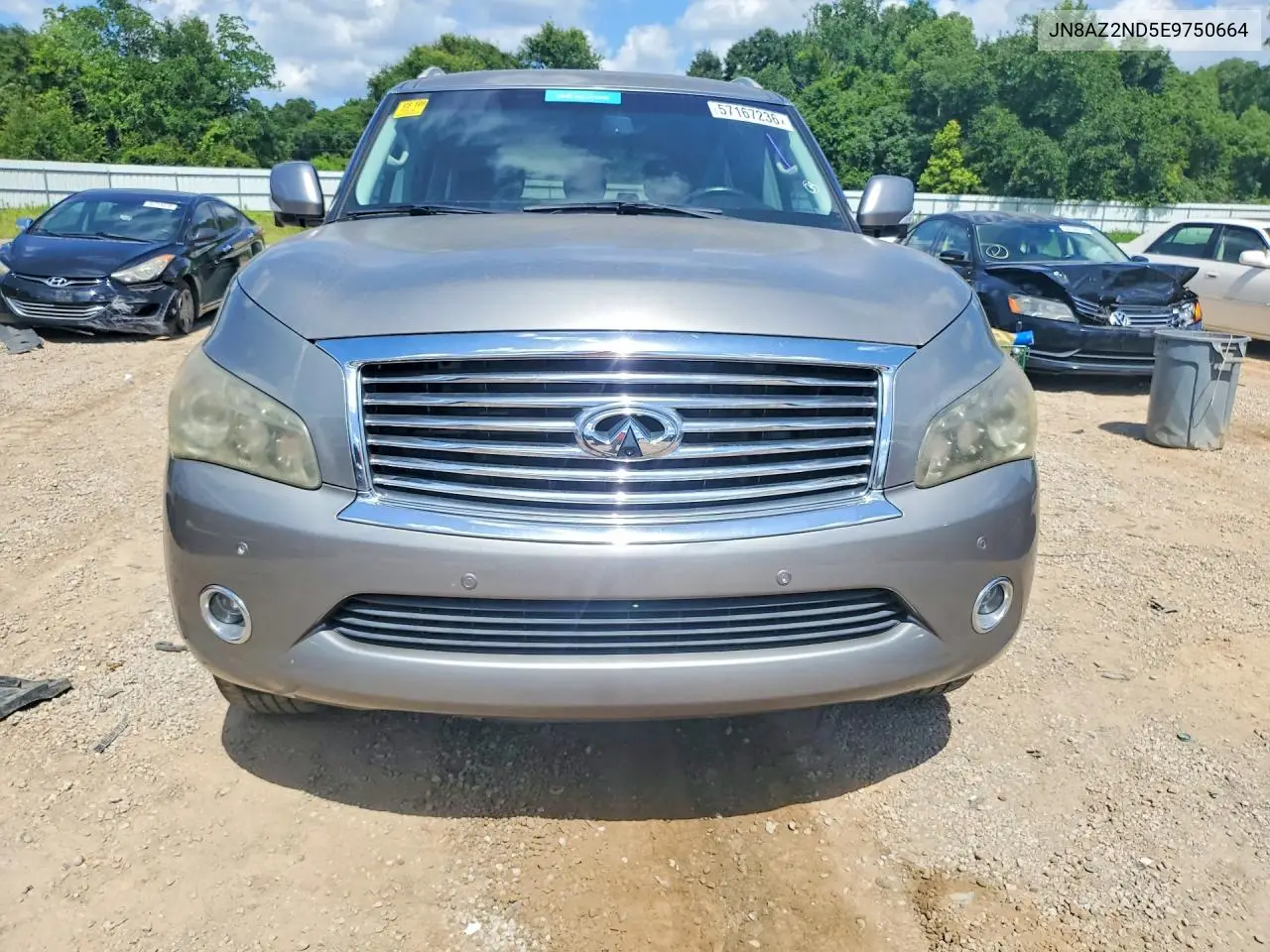 2014 Infiniti Qx80 Base VIN: JN8AZ2ND5E9750664 Lot: 57167236