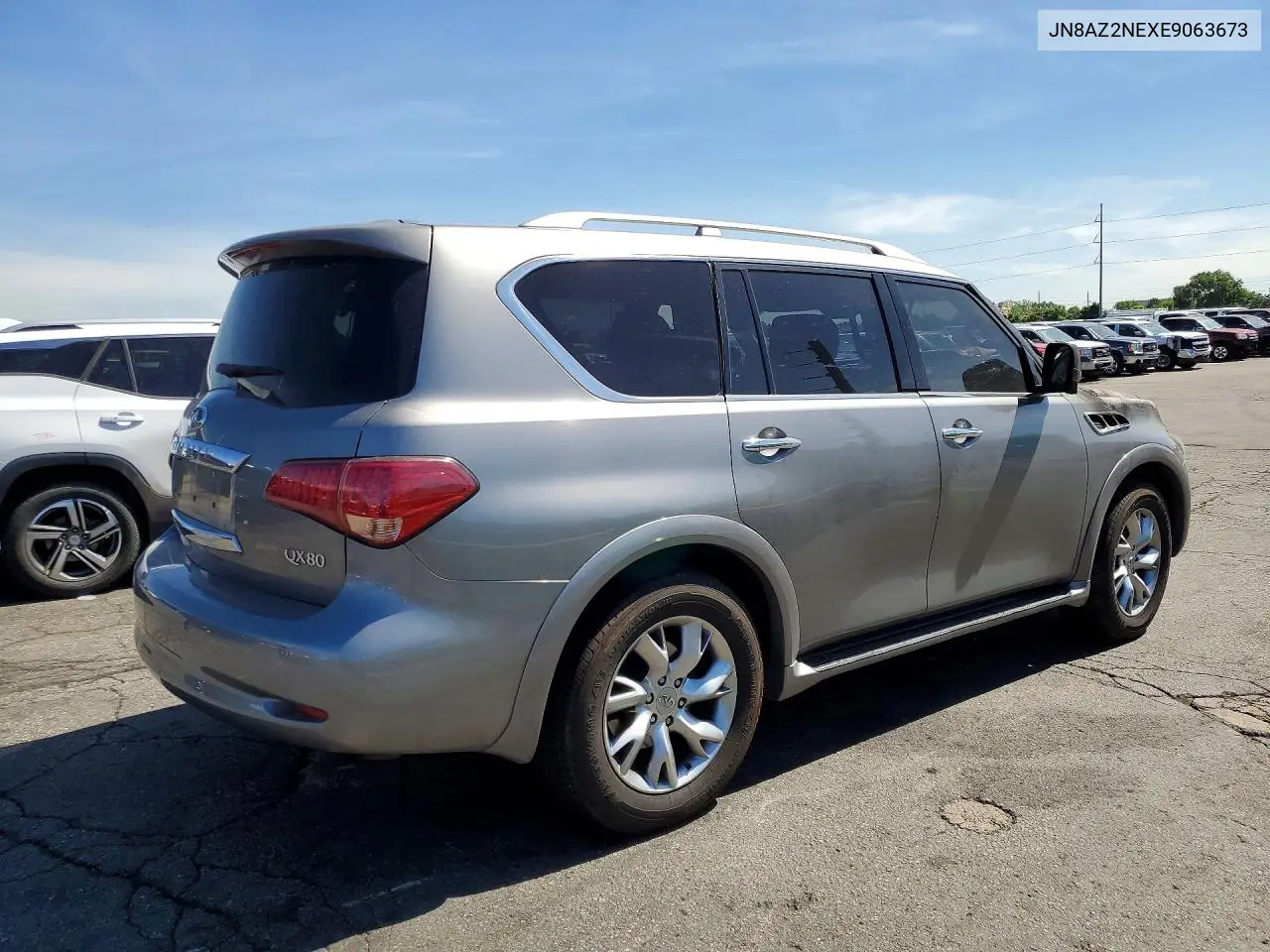 2014 Infiniti Qx80 Base VIN: JN8AZ2NEXE9063673 Lot: 57429946