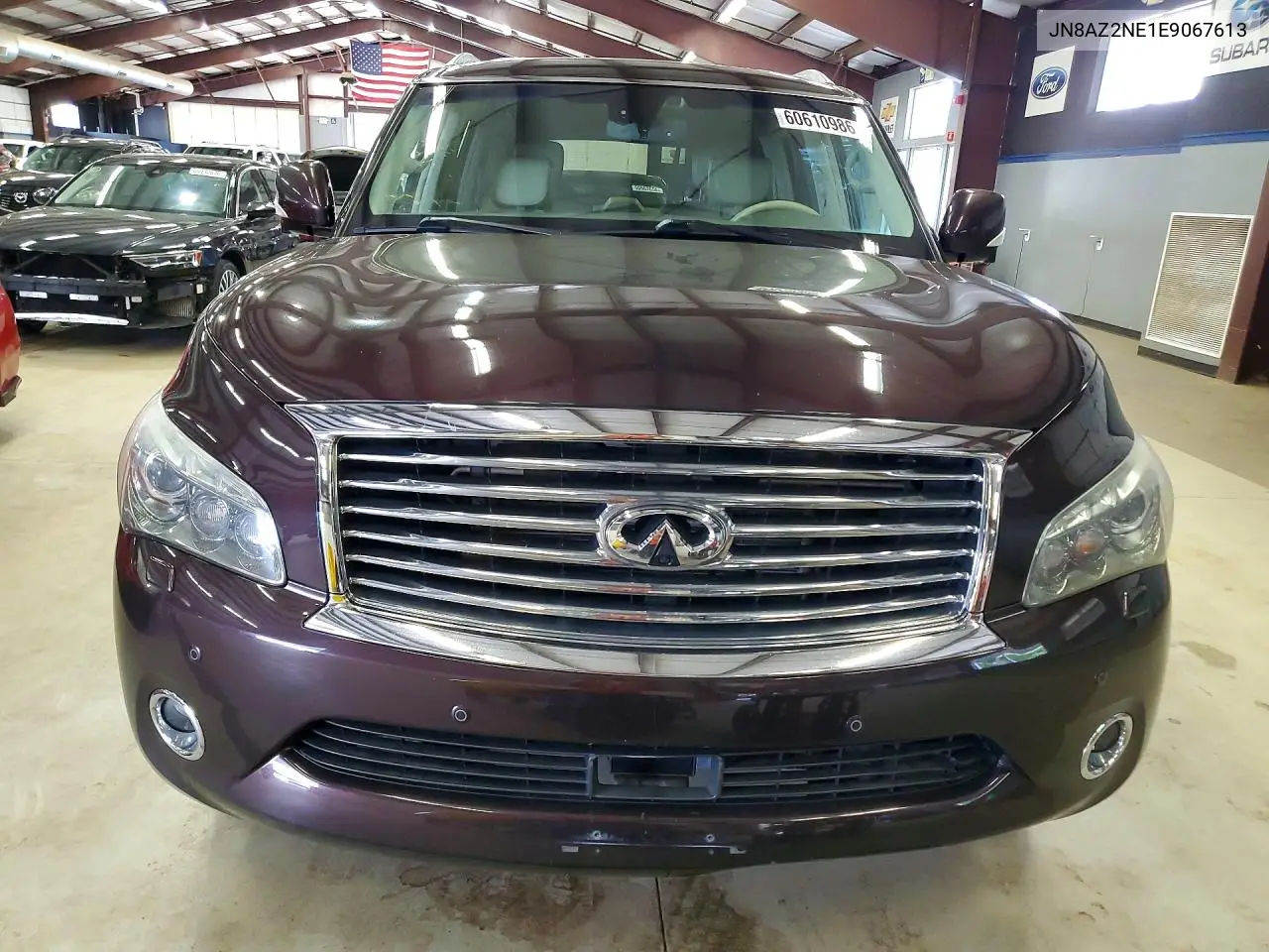 2014 Infiniti Qx80 Base VIN: JN8AZ2NE1E9067613 Lot: 60610986