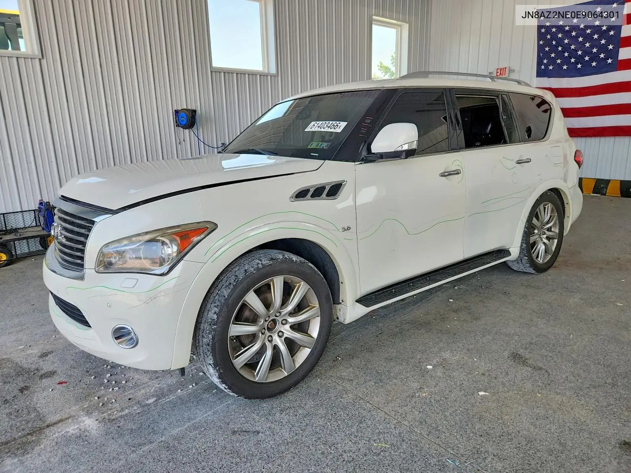 2014 Infiniti Qx80 Base VIN: JN8AZ2NE0E9064301 Lot: 61403466