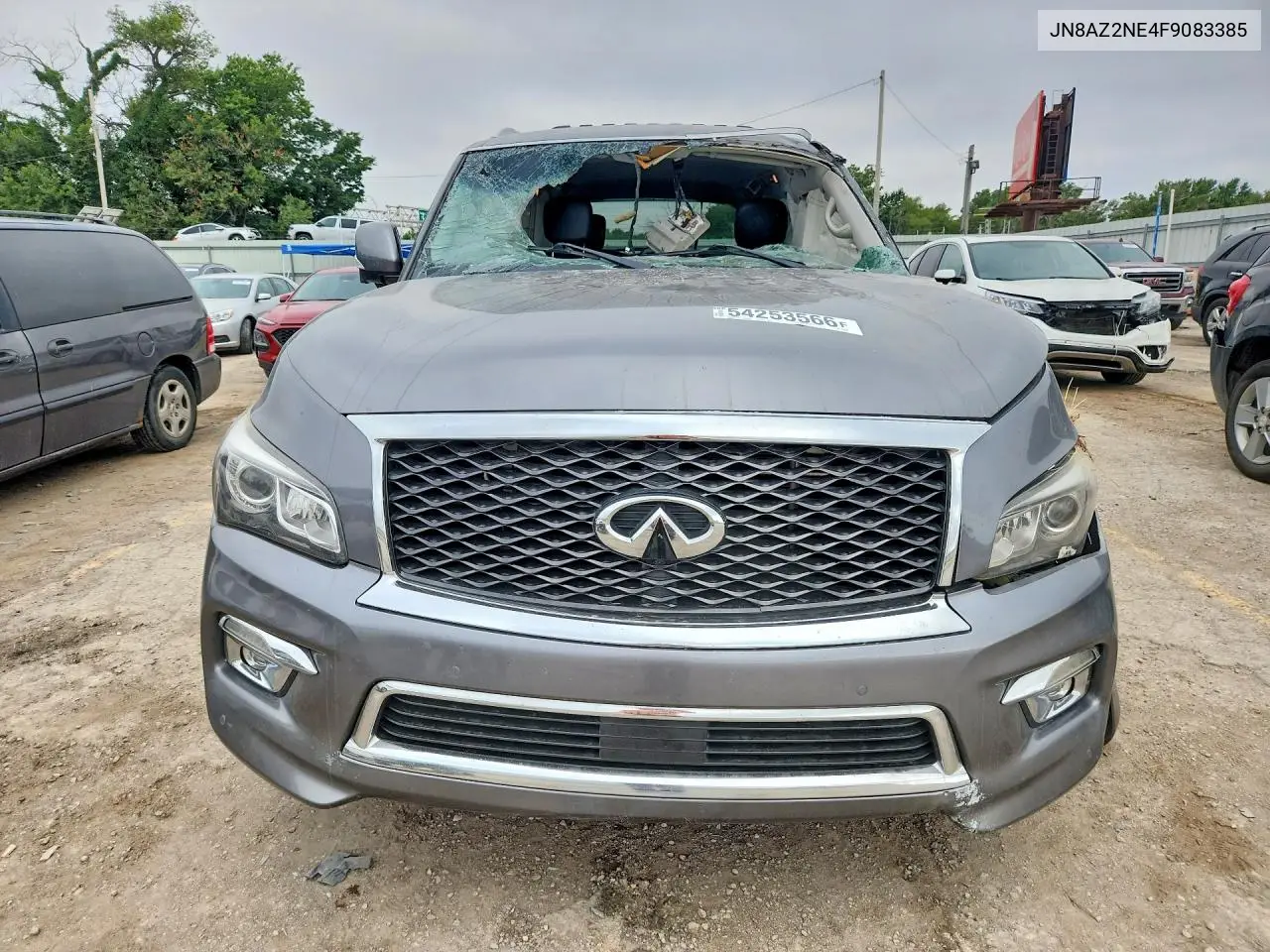 2015 Infiniti Qx80 Base VIN: JN8AZ2NE4F9083385 Lot: 54253566