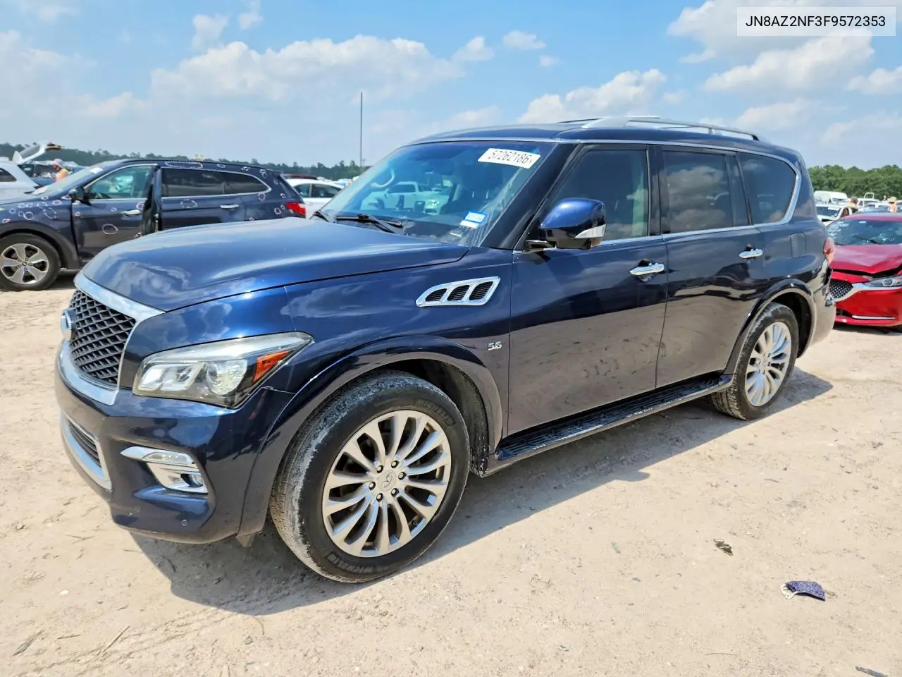 2015 Infiniti Qx80 Base VIN: JN8AZ2NF3F9572353 Lot: 57262186