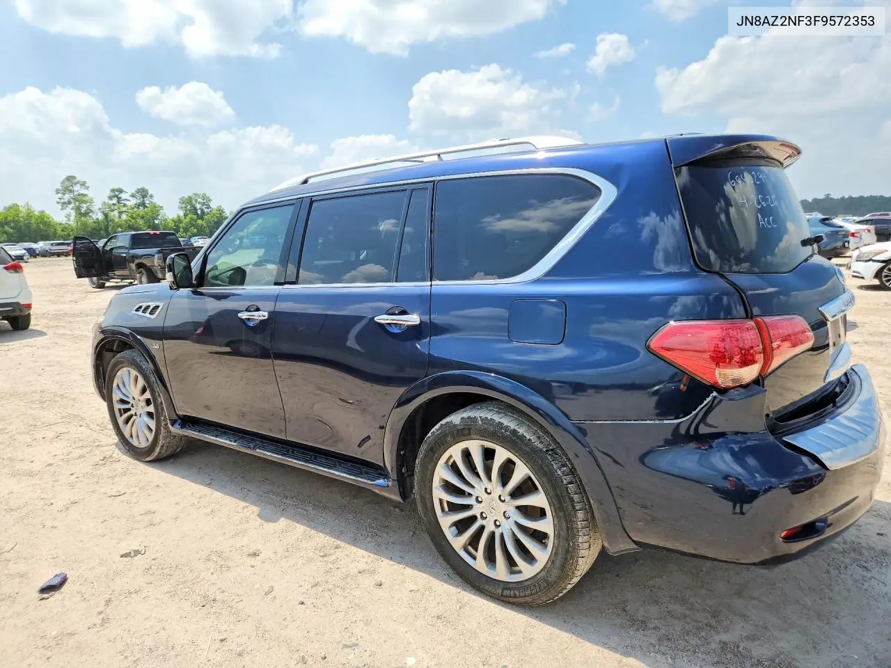 2015 Infiniti Qx80 Base VIN: JN8AZ2NF3F9572353 Lot: 57262186