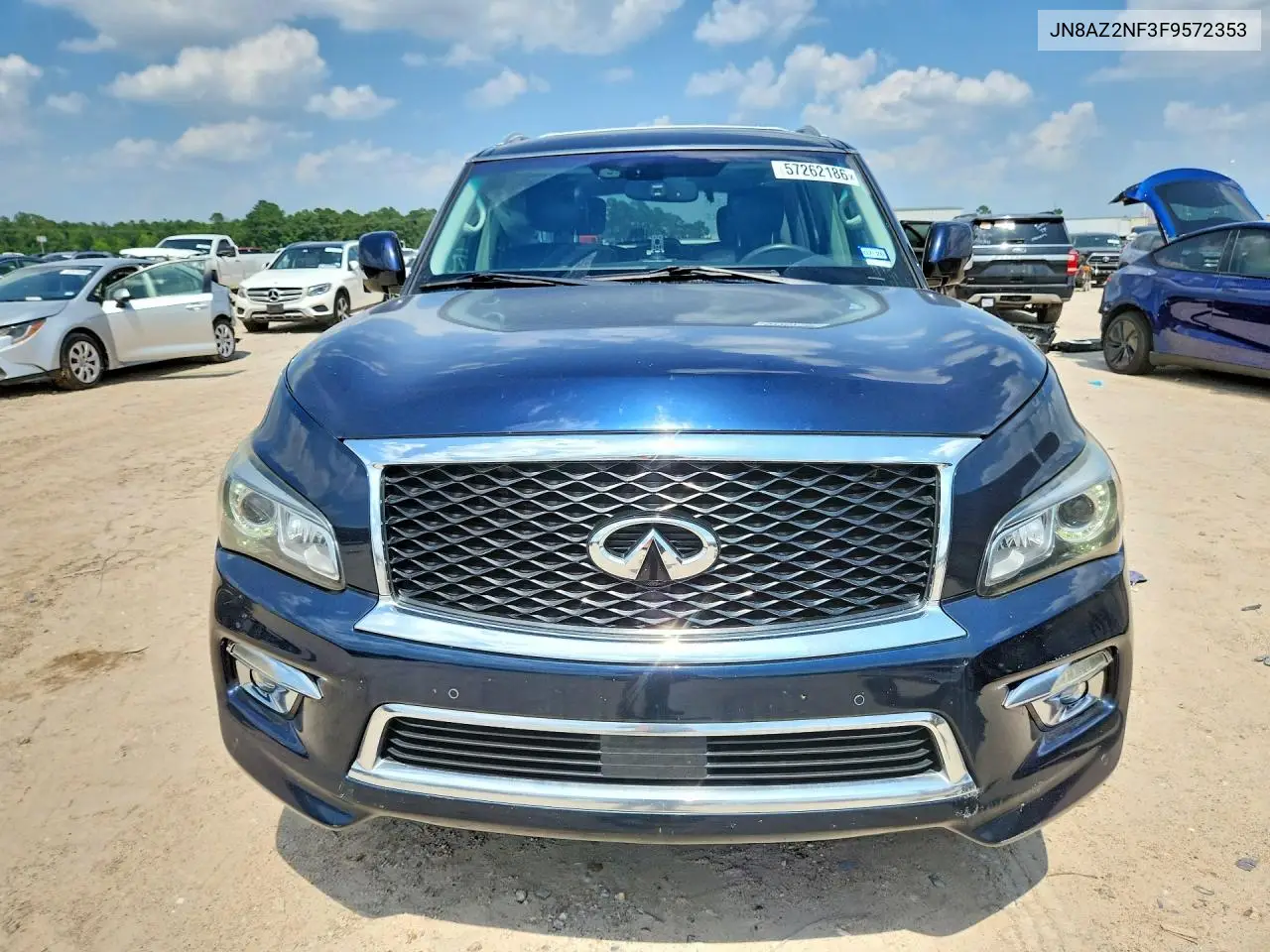 2015 Infiniti Qx80 Base VIN: JN8AZ2NF3F9572353 Lot: 57262186