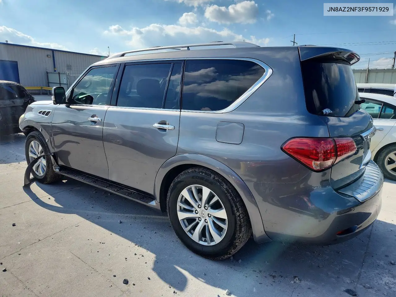 2015 Infiniti Qx80 Base VIN: JN8AZ2NF3F9571929 Lot: 57457626