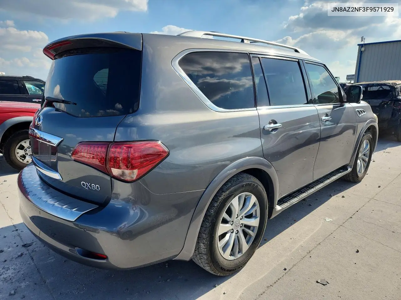 2015 Infiniti Qx80 Base VIN: JN8AZ2NF3F9571929 Lot: 57457626