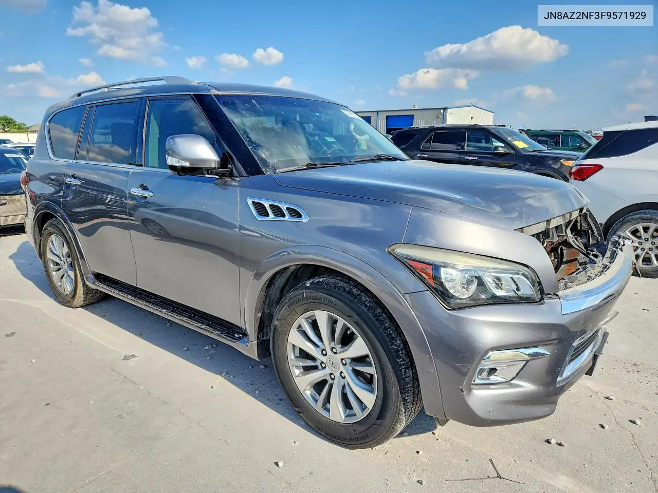 2015 Infiniti Qx80 Base VIN: JN8AZ2NF3F9571929 Lot: 57457626
