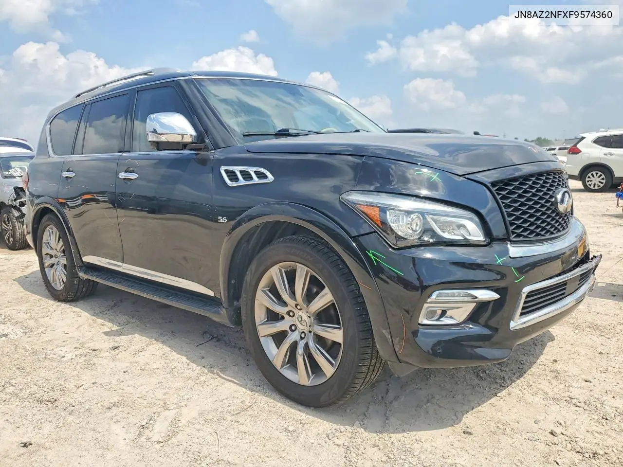 2015 Infiniti Qx80 Base VIN: JN8AZ2NFXF9574360 Lot: 57588636