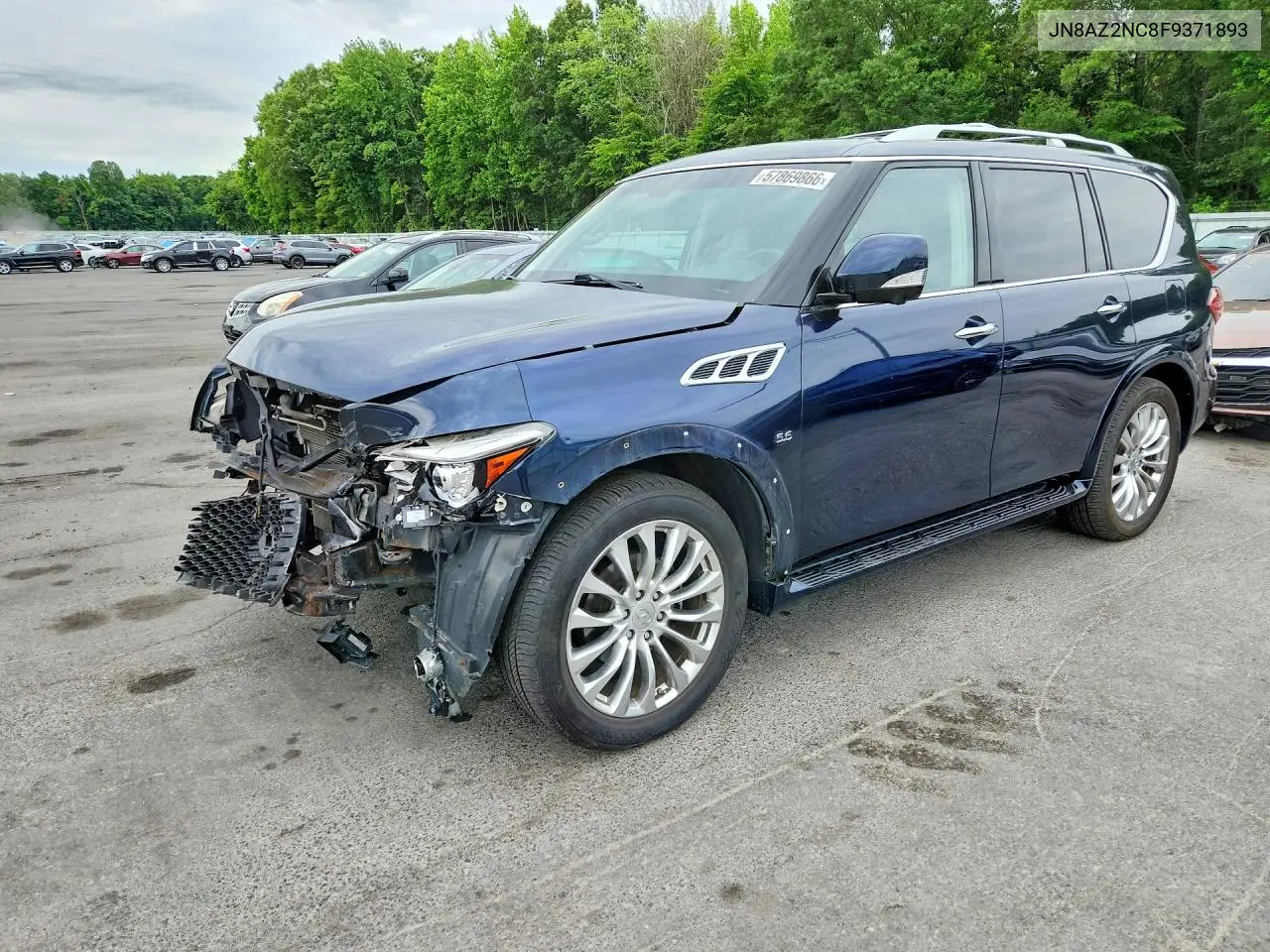 2015 Infiniti Qx80 Base VIN: JN8AZ2NC8F9371893 Lot: 57869866