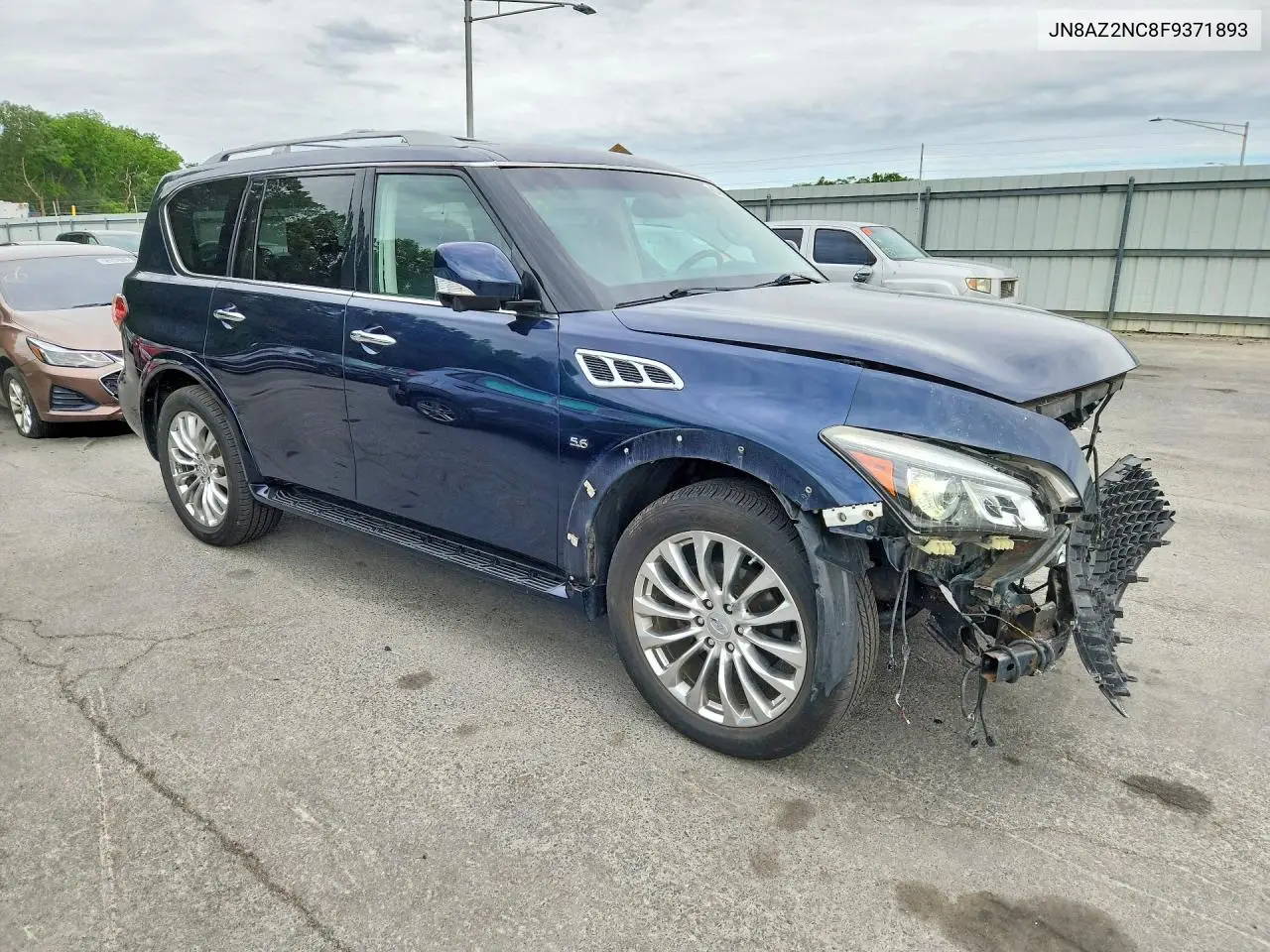 2015 Infiniti Qx80 Base VIN: JN8AZ2NC8F9371893 Lot: 57869866