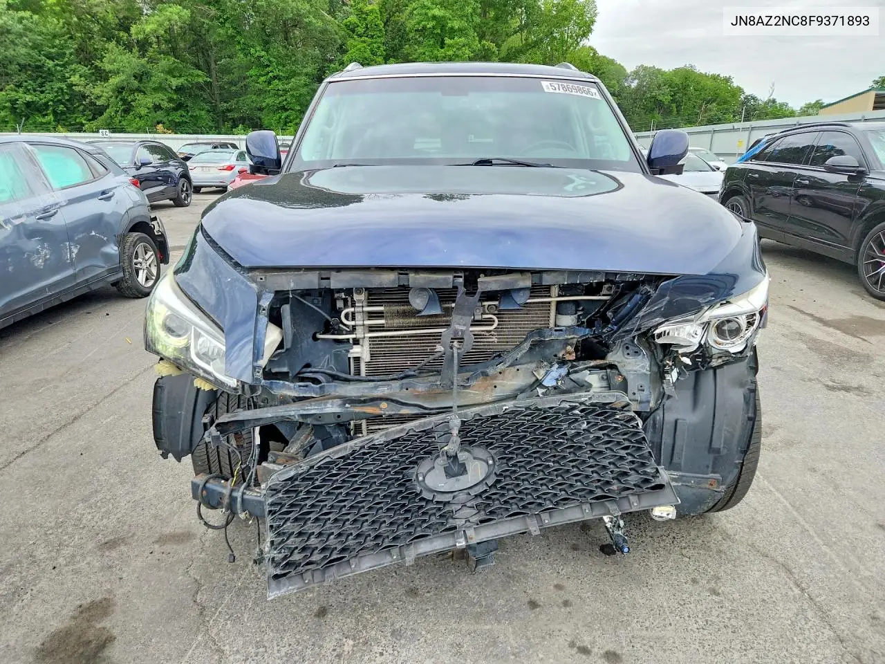 2015 Infiniti Qx80 Base VIN: JN8AZ2NC8F9371893 Lot: 57869866