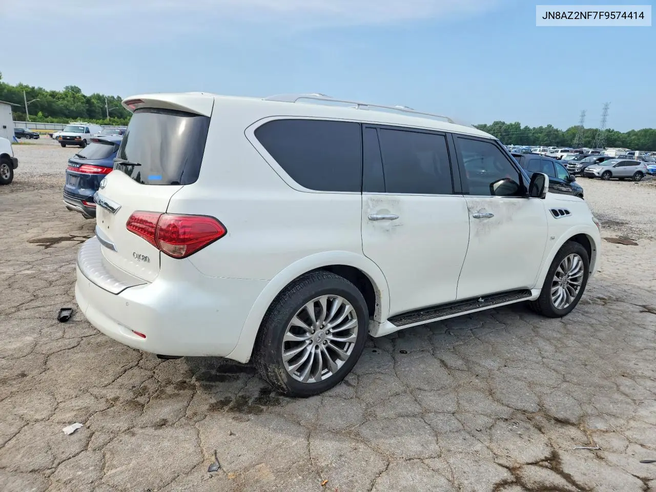 2015 Infiniti Qx80 Base VIN: JN8AZ2NF7F9574414 Lot: 61526776