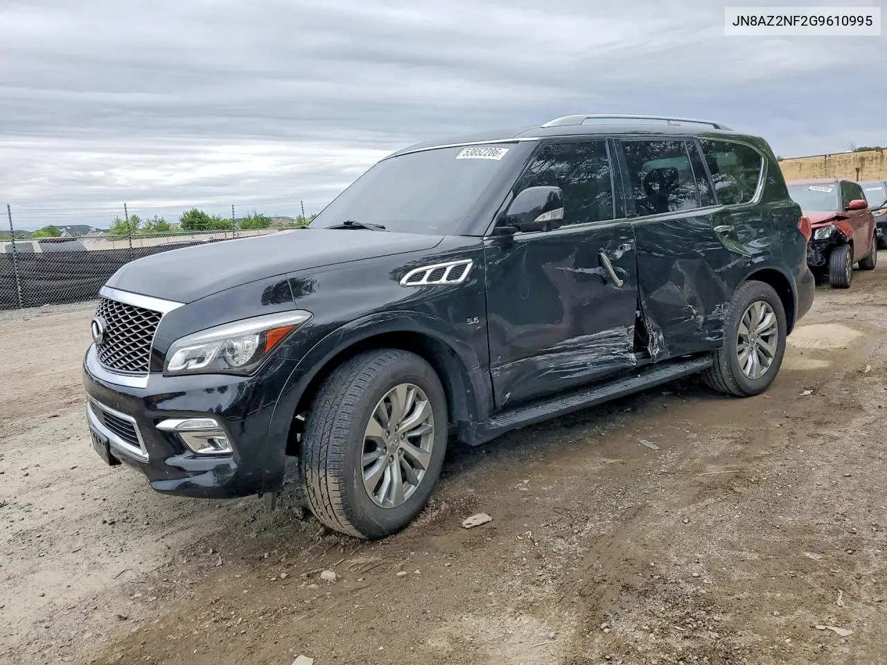 2016 Infiniti Qx80 Base VIN: JN8AZ2NF2G9610995 Lot: 53852286