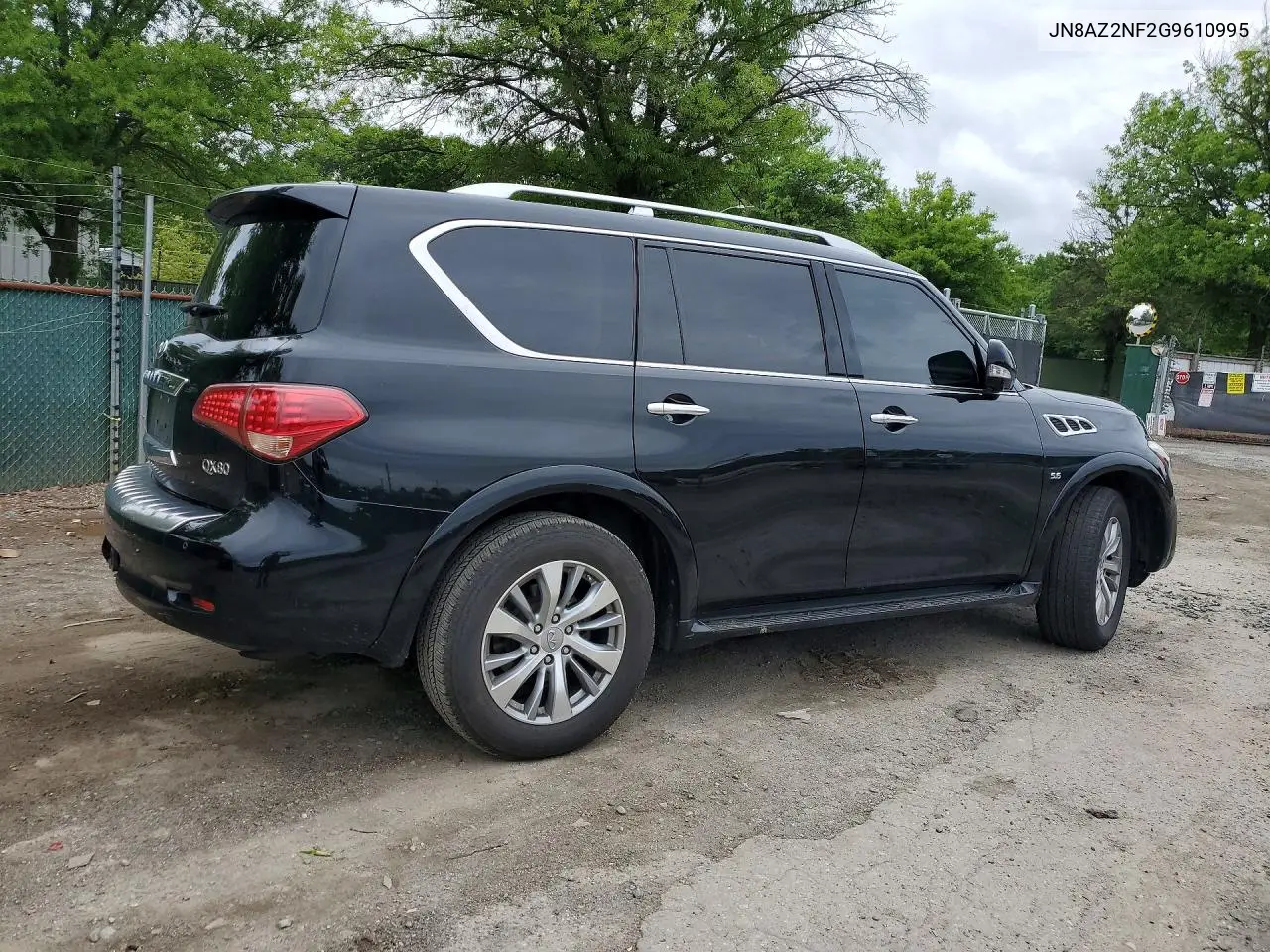 2016 Infiniti Qx80 Base VIN: JN8AZ2NF2G9610995 Lot: 53852286