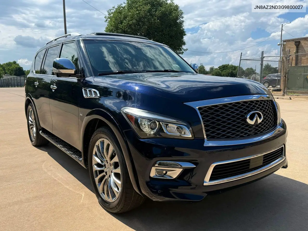 2016 Infiniti Qx80 Base VIN: JN8AZ2ND3G9800027 Lot: 54925686
