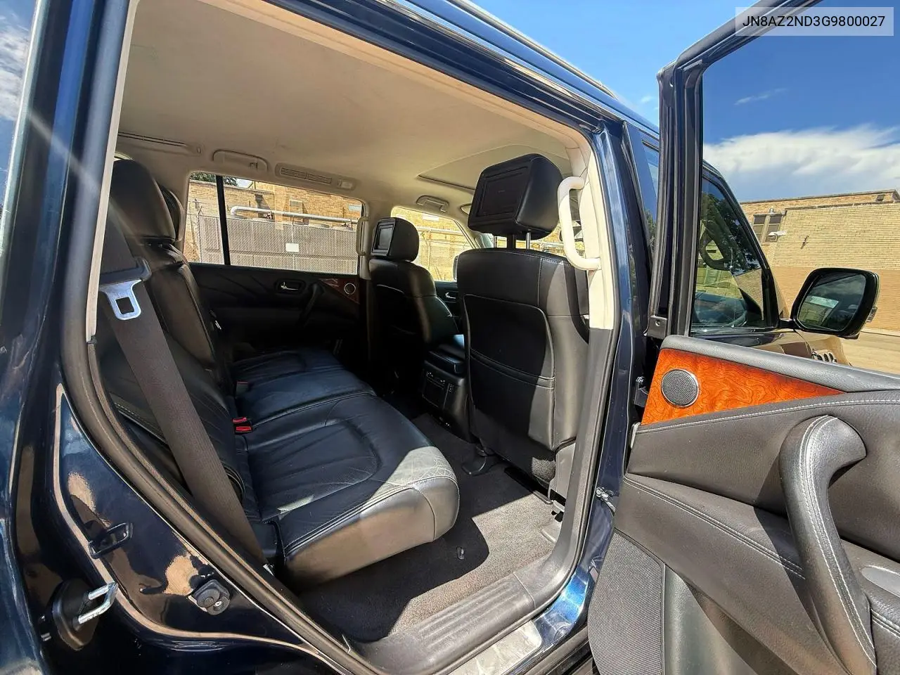2016 Infiniti Qx80 Base VIN: JN8AZ2ND3G9800027 Lot: 54925686