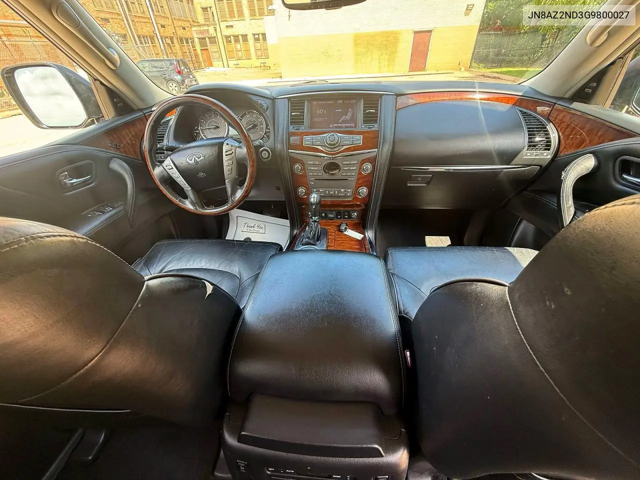 2016 Infiniti Qx80 Base VIN: JN8AZ2ND3G9800027 Lot: 54925686