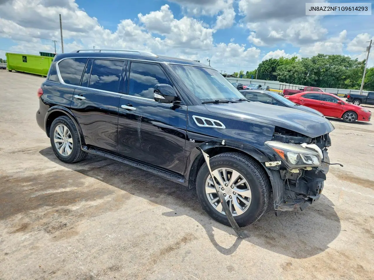 2016 Infiniti Qx80 Base VIN: JN8AZ2NF1G9614293 Lot: 56321026