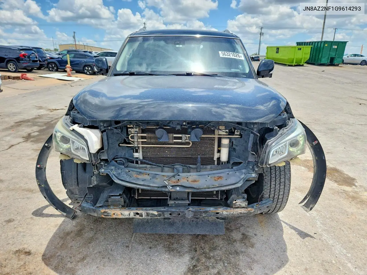 2016 Infiniti Qx80 Base VIN: JN8AZ2NF1G9614293 Lot: 56321026