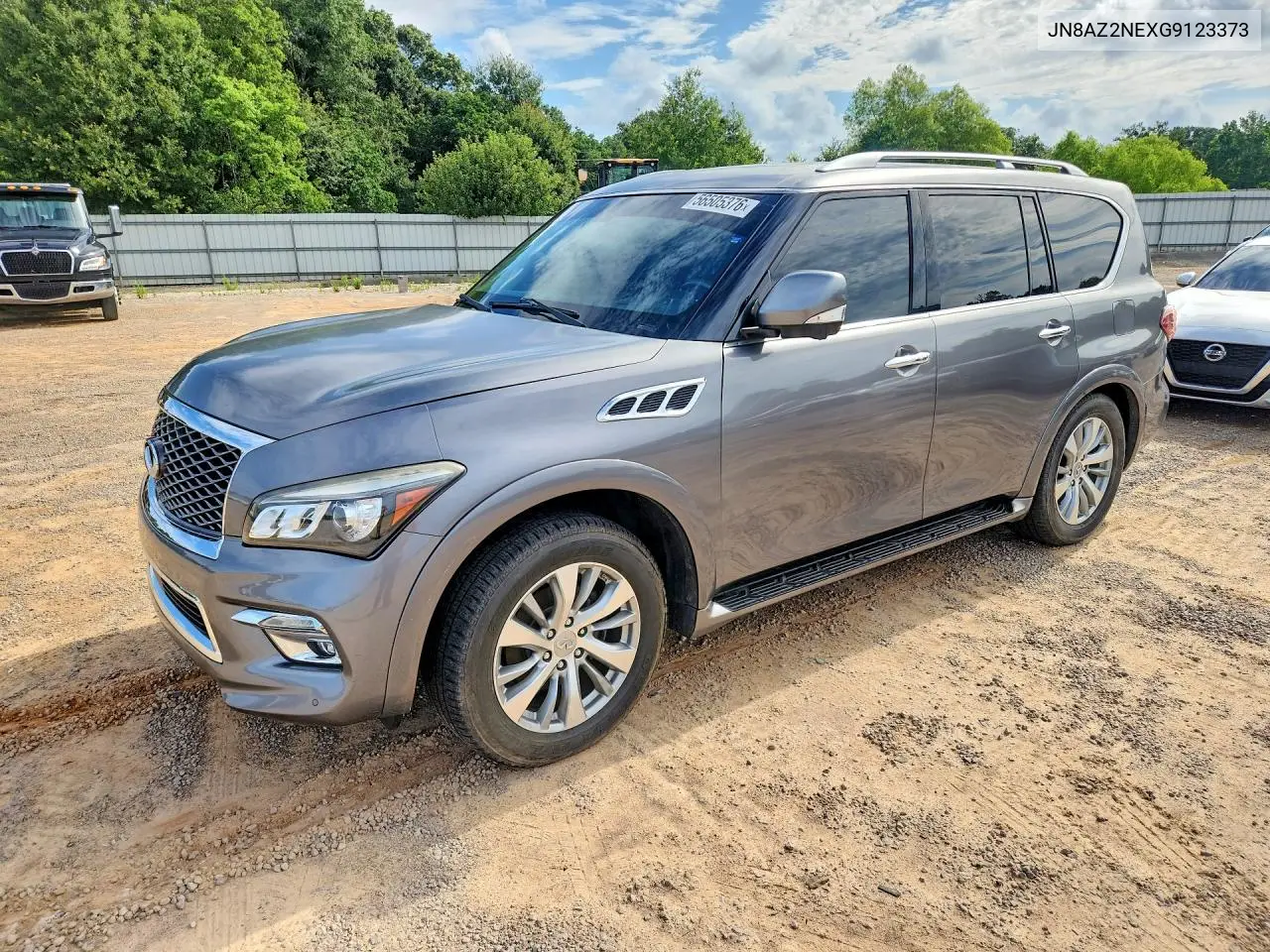 2016 Infiniti Qx80 Base VIN: JN8AZ2NEXG9123373 Lot: 56505376