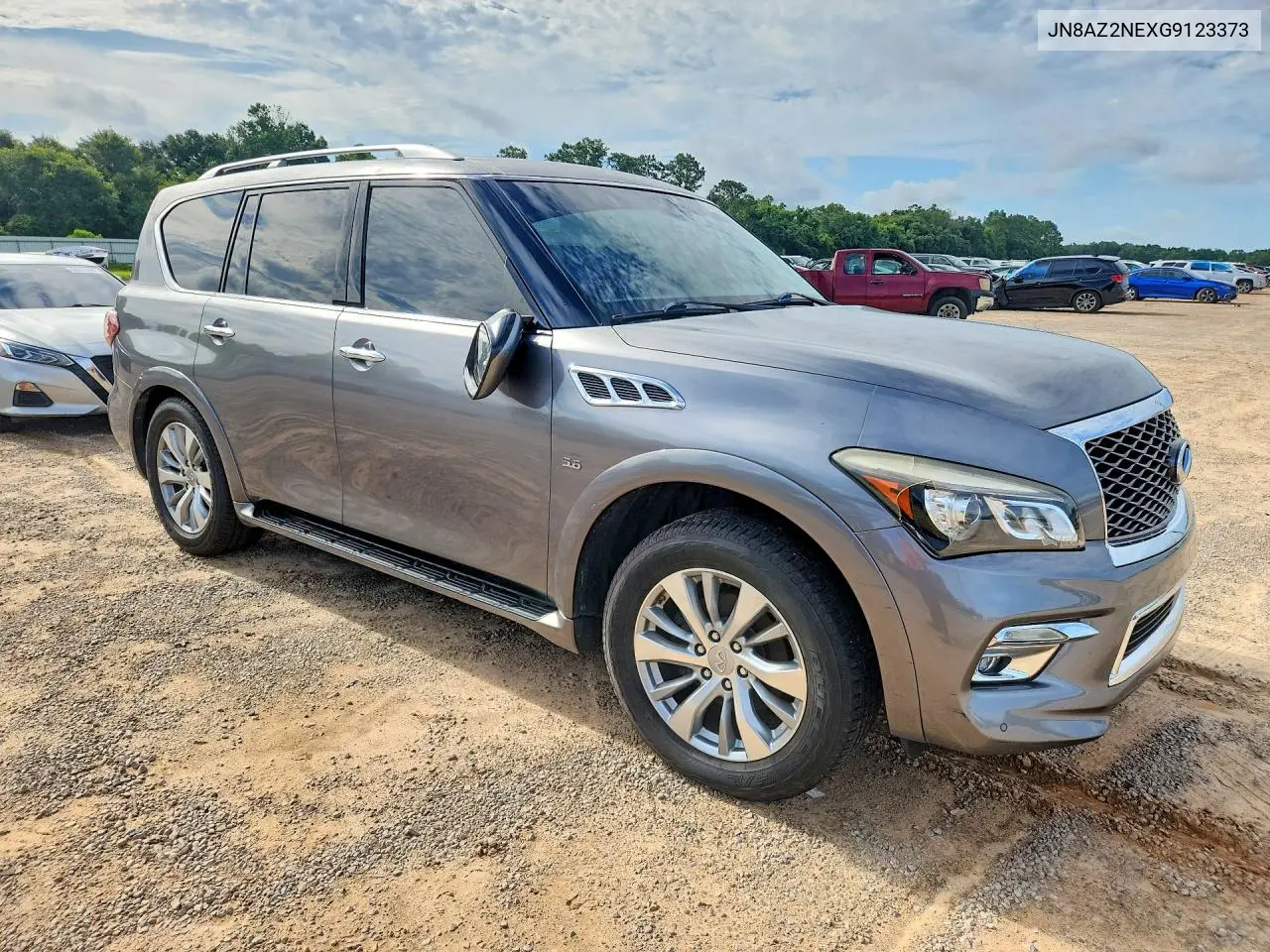 2016 Infiniti Qx80 Base VIN: JN8AZ2NEXG9123373 Lot: 56505376