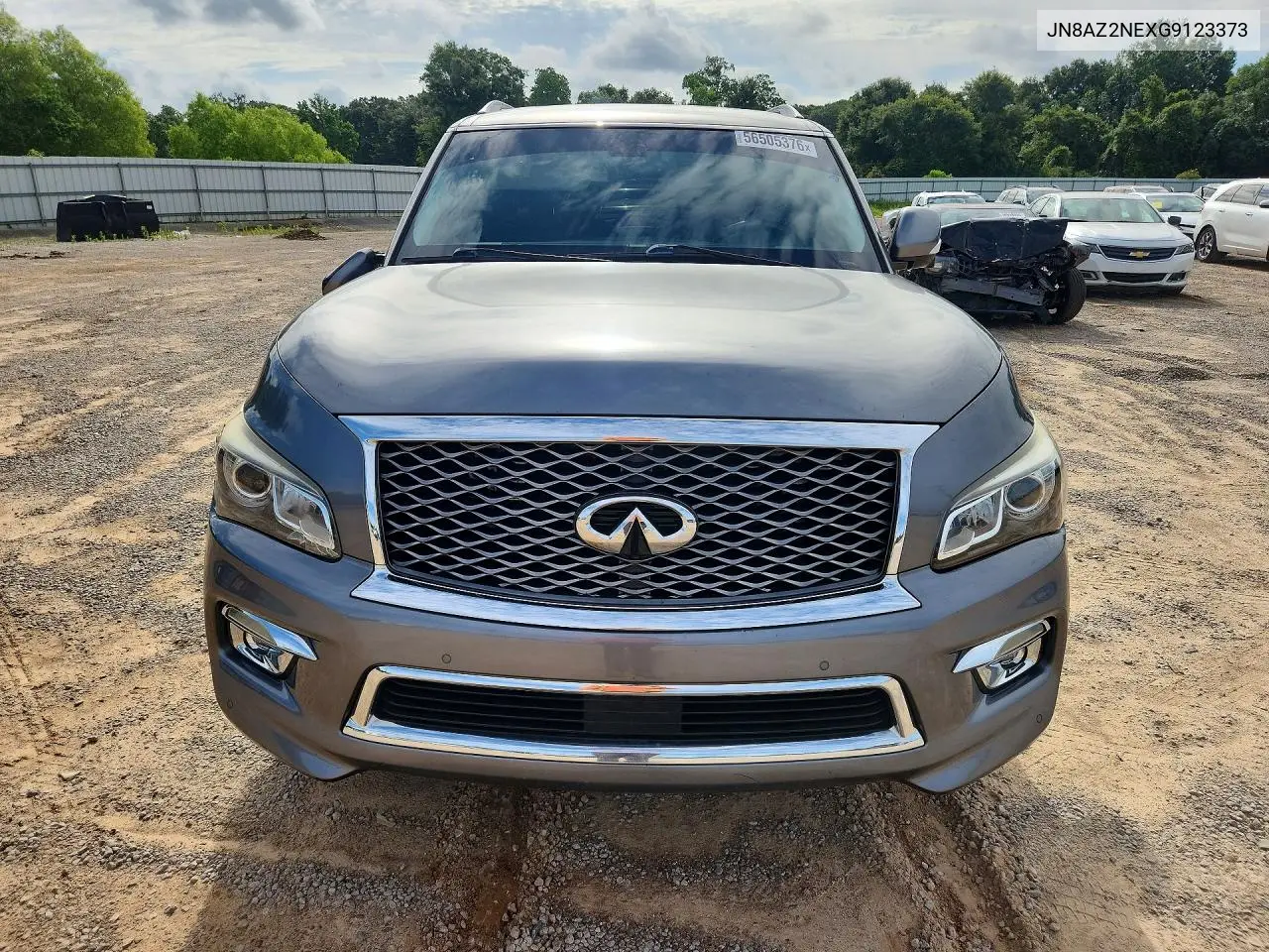 2016 Infiniti Qx80 Base VIN: JN8AZ2NEXG9123373 Lot: 56505376