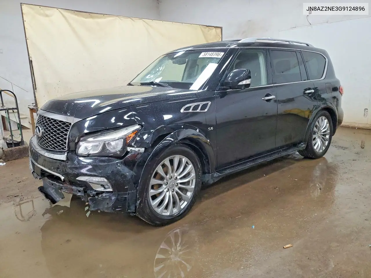 2016 Infiniti Qx80 Base VIN: JN8AZ2NE3G9124896 Lot: 58148396