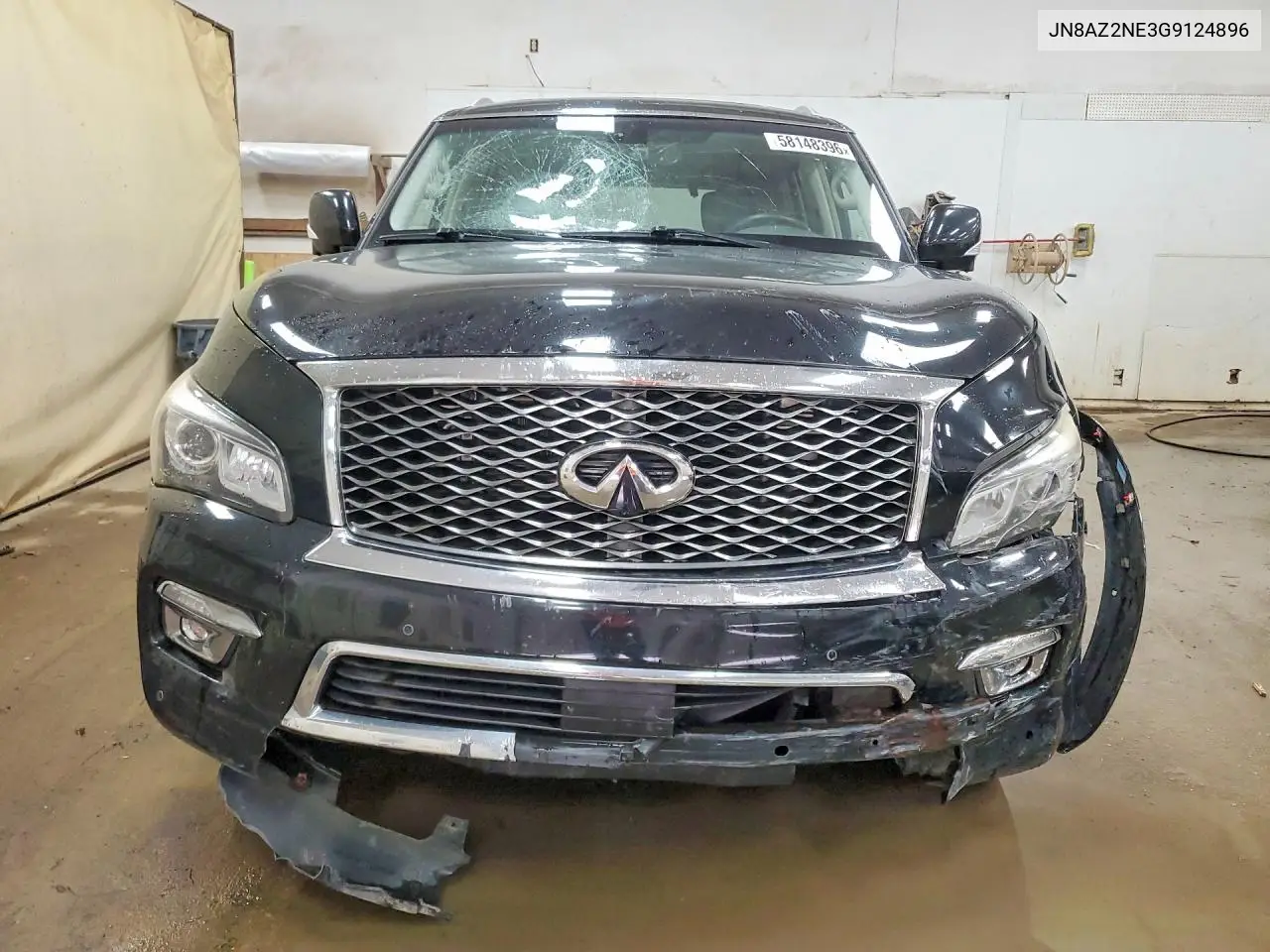 2016 Infiniti Qx80 Base VIN: JN8AZ2NE3G9124896 Lot: 58148396