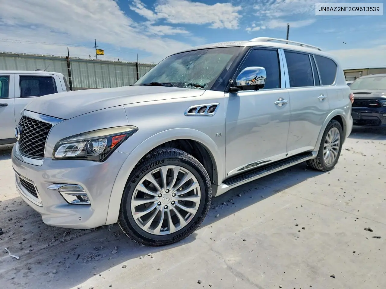2016 Infiniti Qx80 Base VIN: JN8AZ2NF2G9613539 Lot: 59076986