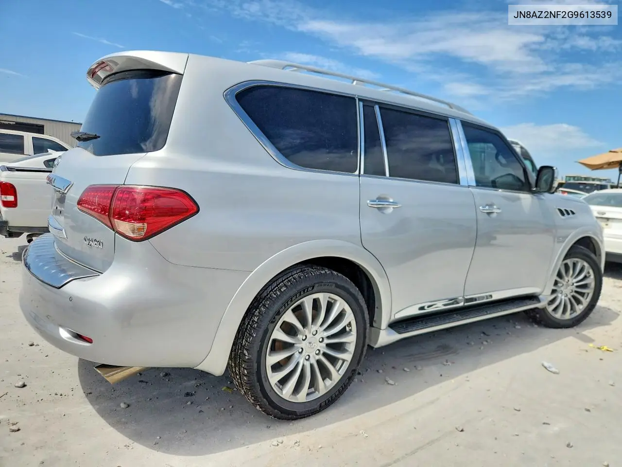 2016 Infiniti Qx80 Base VIN: JN8AZ2NF2G9613539 Lot: 59076986