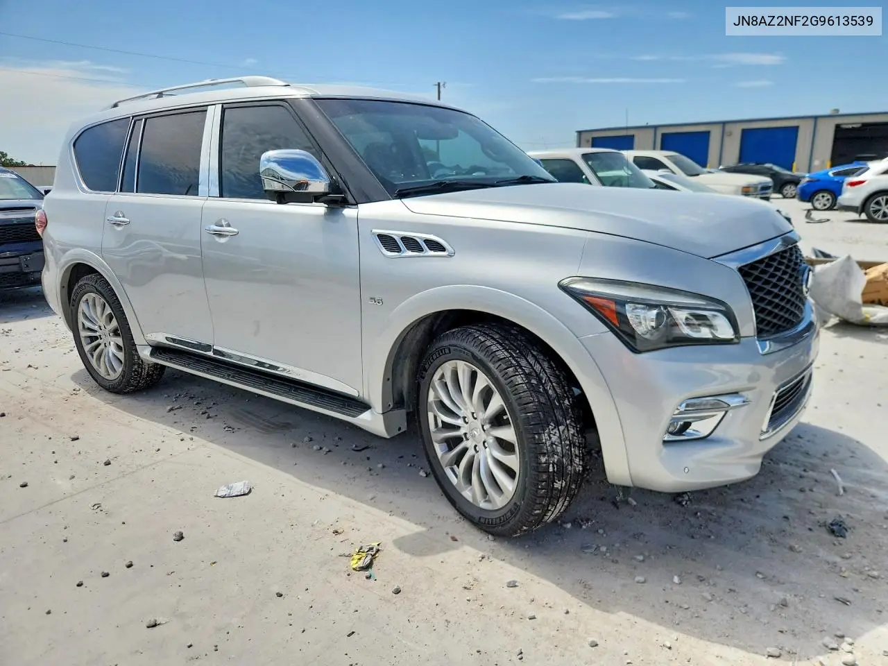 2016 Infiniti Qx80 Base VIN: JN8AZ2NF2G9613539 Lot: 59076986