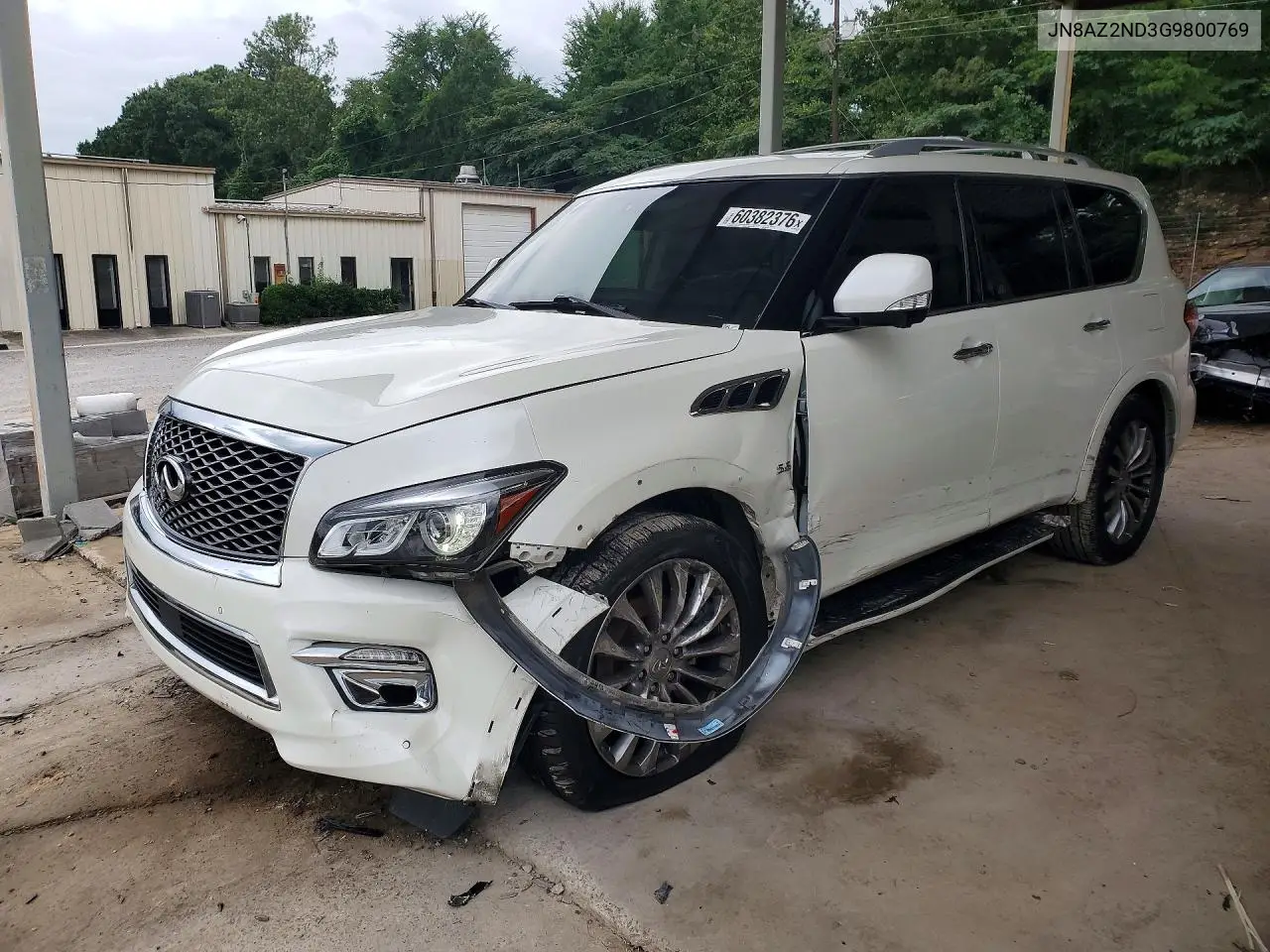 2016 Infiniti Qx80 Base VIN: JN8AZ2ND3G9800769 Lot: 60382376