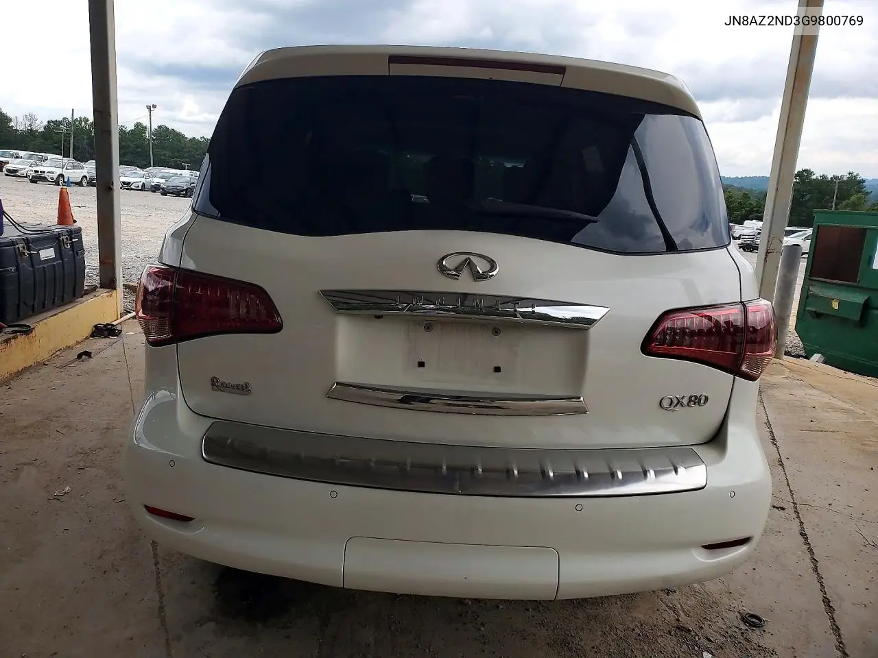 2016 Infiniti Qx80 Base VIN: JN8AZ2ND3G9800769 Lot: 60382376