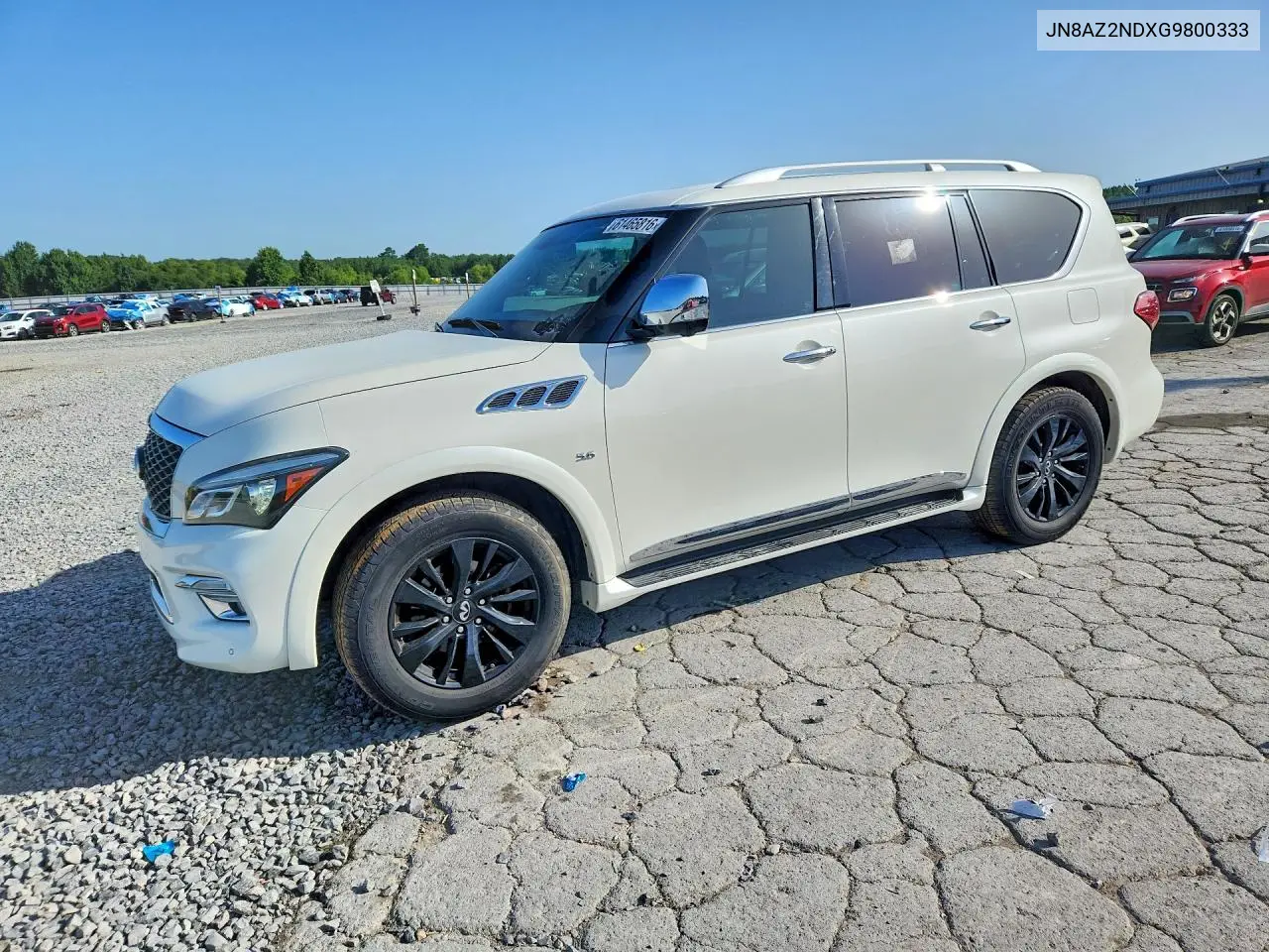 2016 Infiniti Qx80 Base VIN: JN8AZ2NDXG9800333 Lot: 61465816